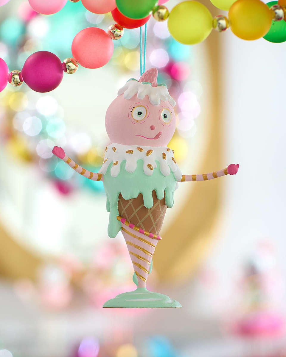 Ice Creamy Christmas Ornament